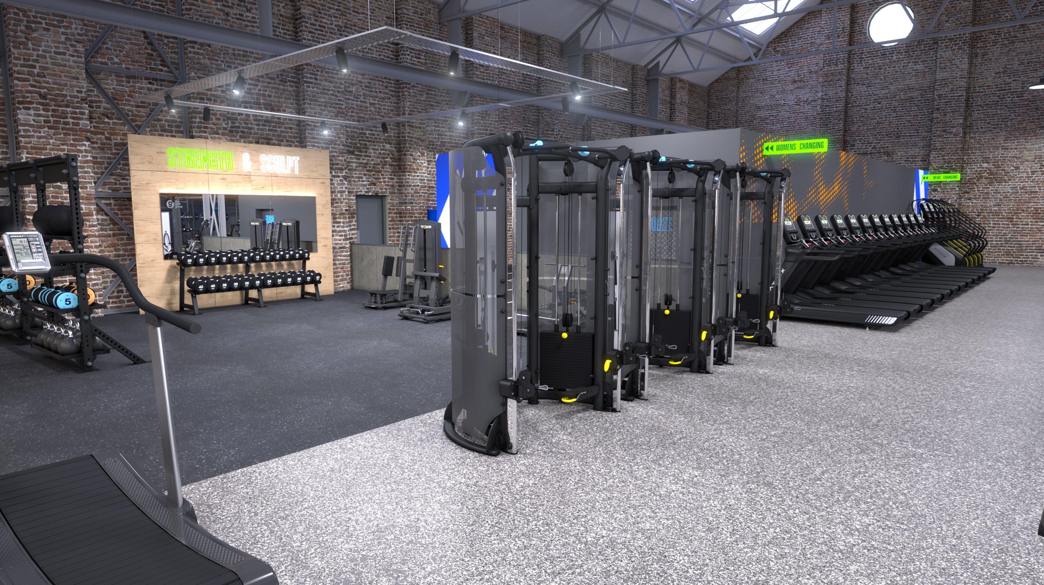 Strength and sculpt area