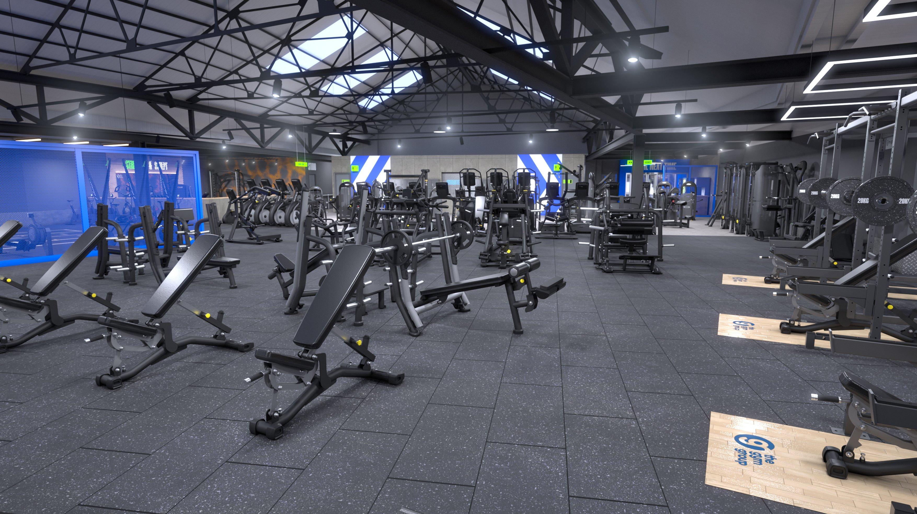 Free Weights Area Concept