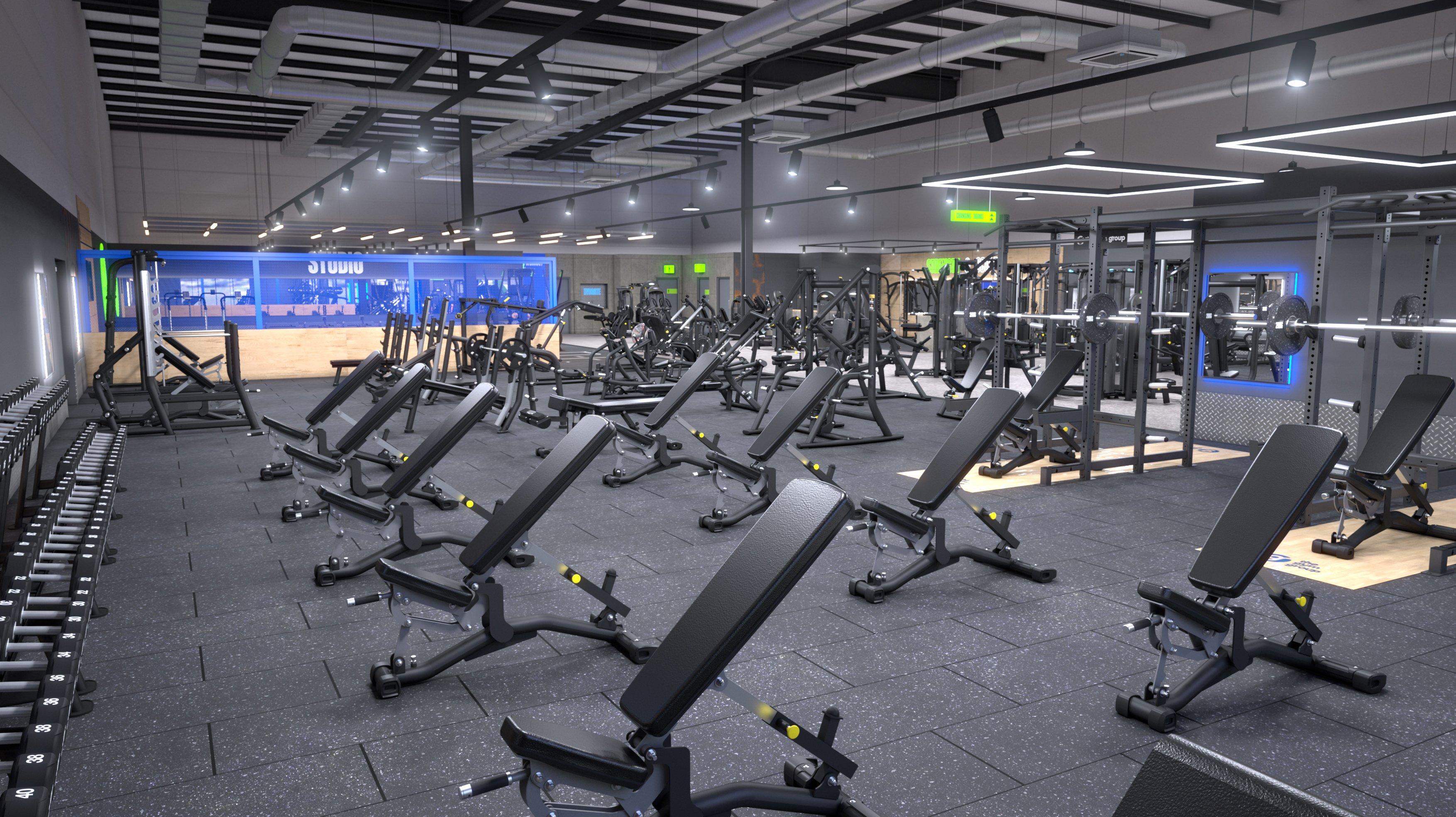 Free Weights Area Concept