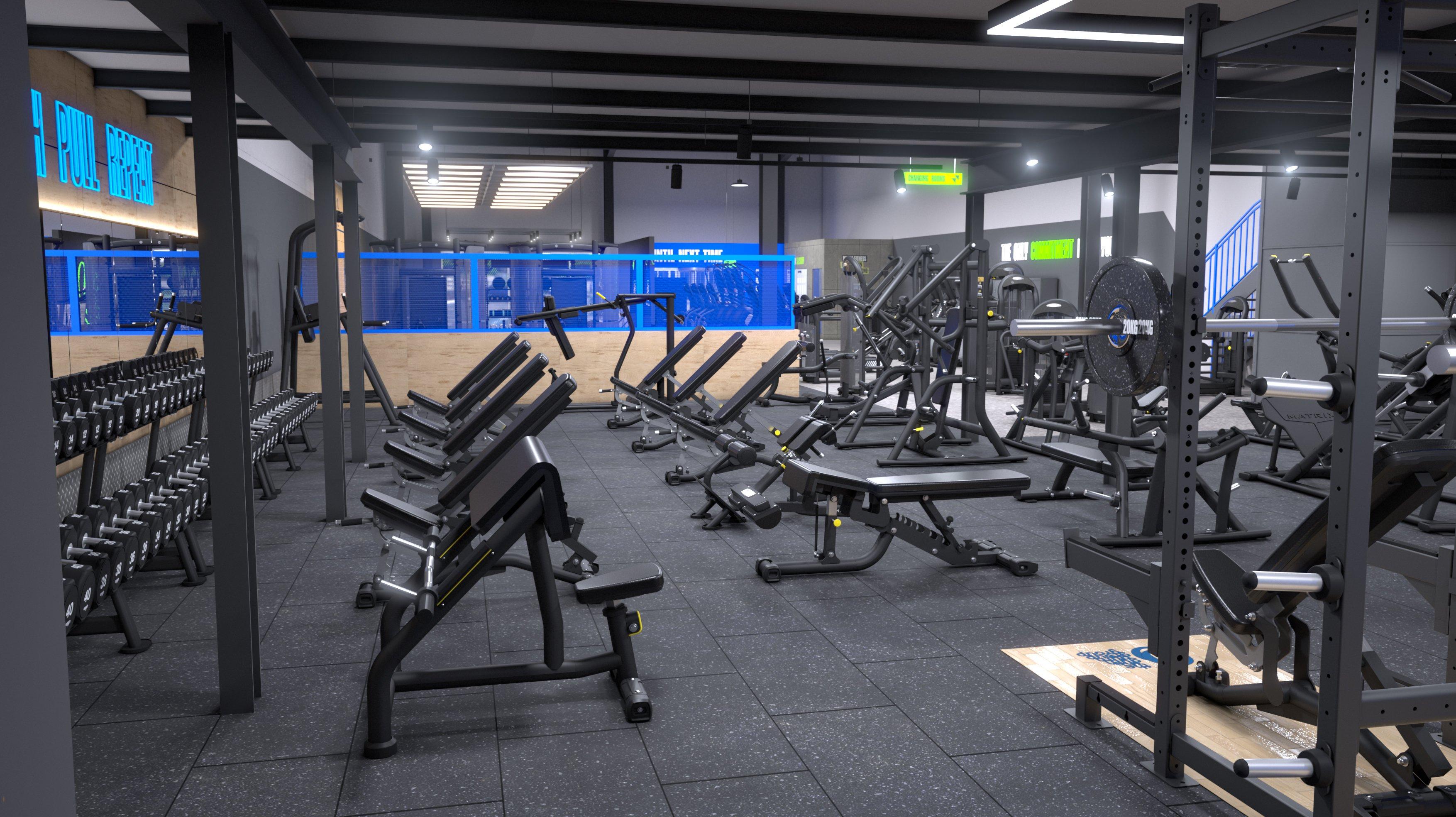 Free Weights Area Concept