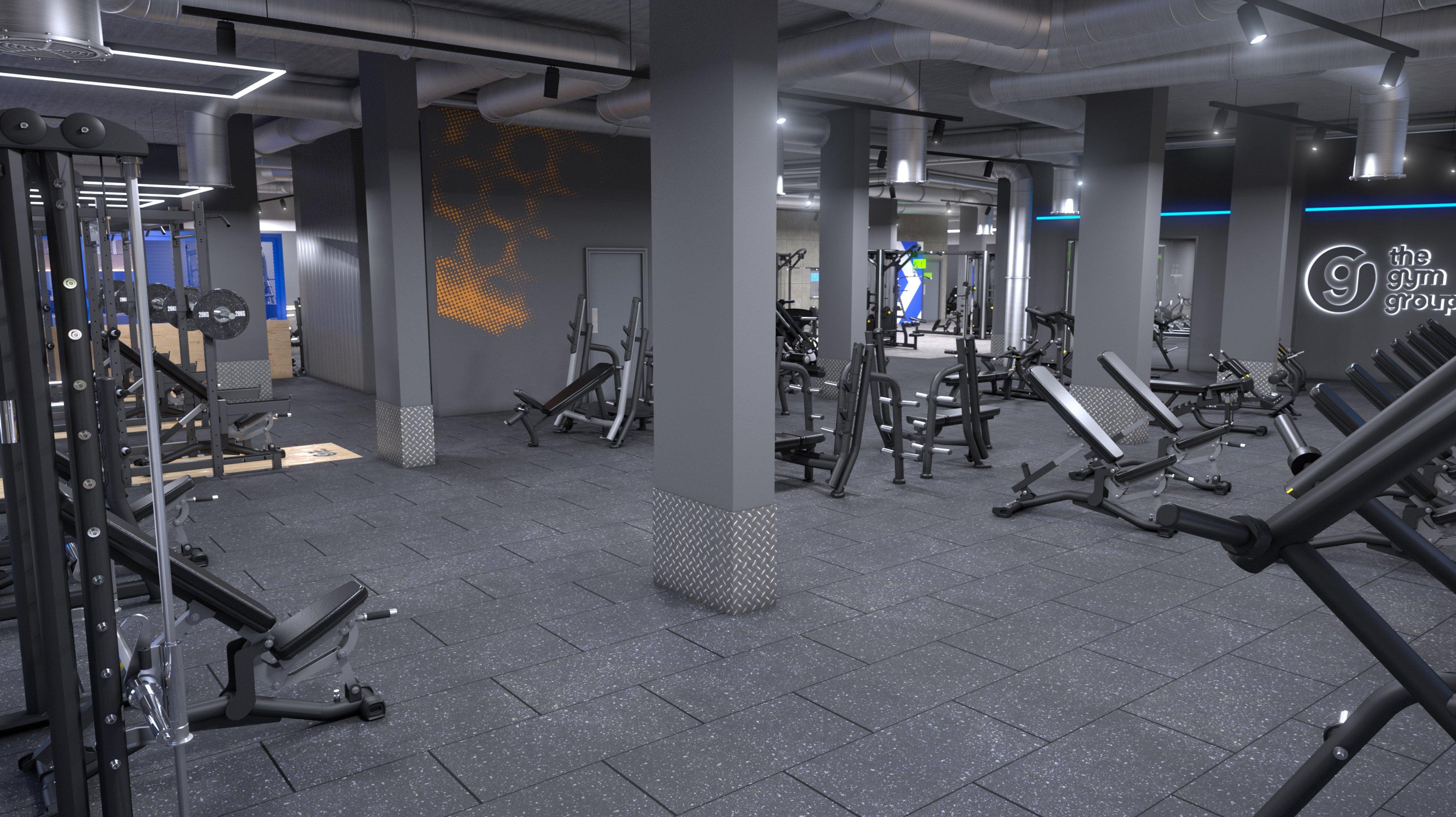 Free Weights Area Concept