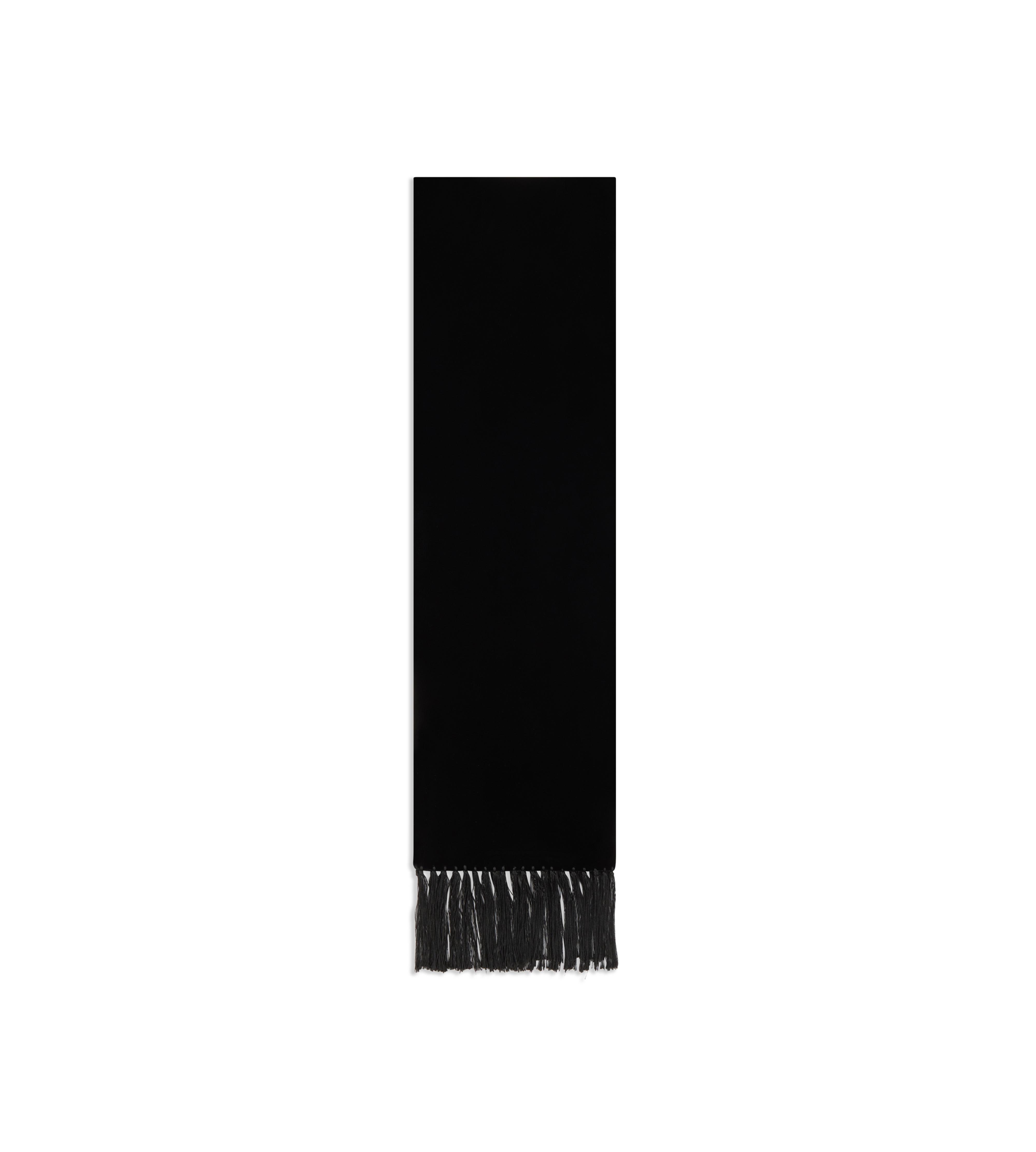 VELVET TASSEL EVENING SCARF