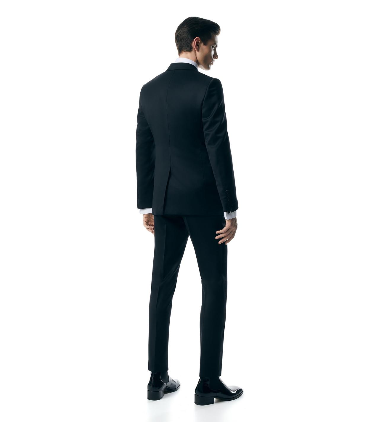 TOM FORD WOOL BLACK WOOL MOHAIR SHELTON TUXEDO