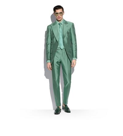 IRIDESCENT TWILL ATTICUS SUIT image number 1