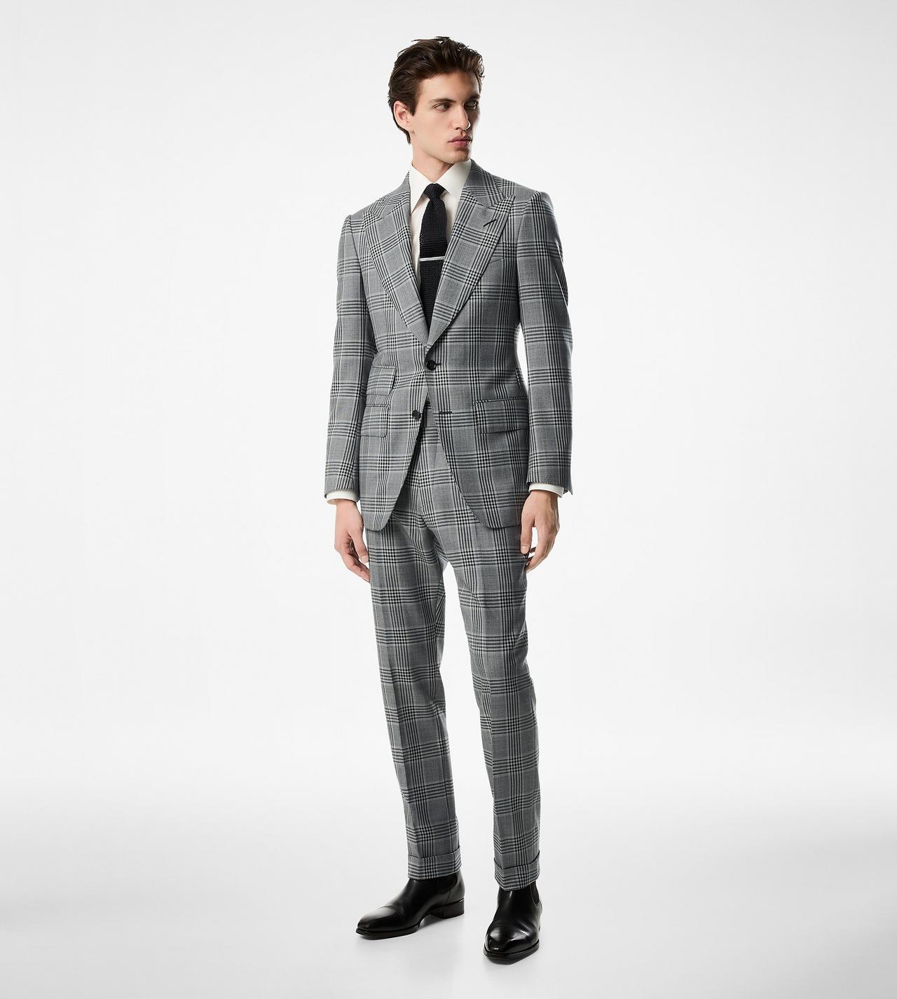 GINGHAM OVERCHECK ATTICUS SUIT image number 1