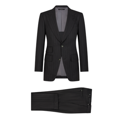 HERRINGBONE STRIPE ATTICUS SUIT image number 0