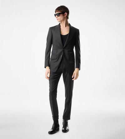 HERRINGBONE STRIPE ATTICUS SUIT image number 2