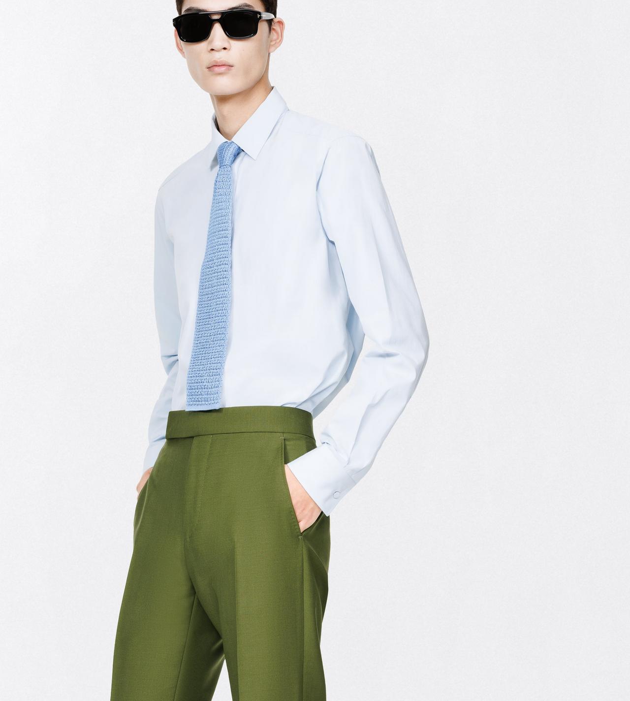 TOM FORD MOHAIR WOOL BLEND GRASS PLAIN WEAVE SUIT