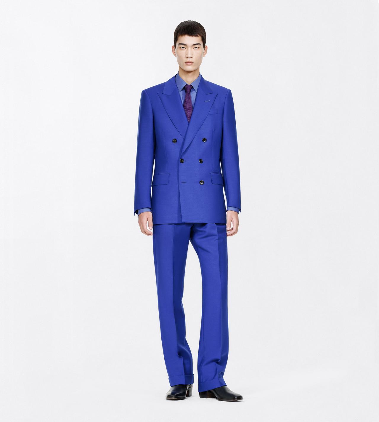 TOM FORD MOHAIR WOOL BLEND OC PLAIN WEAVE SUIT