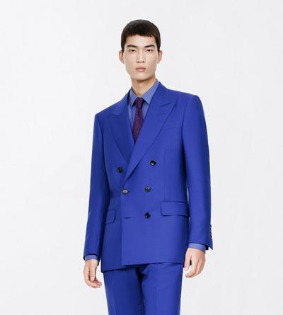 TOM FORD MOHAIR WOOL BLEND OC PLAIN WEAVE SUIT