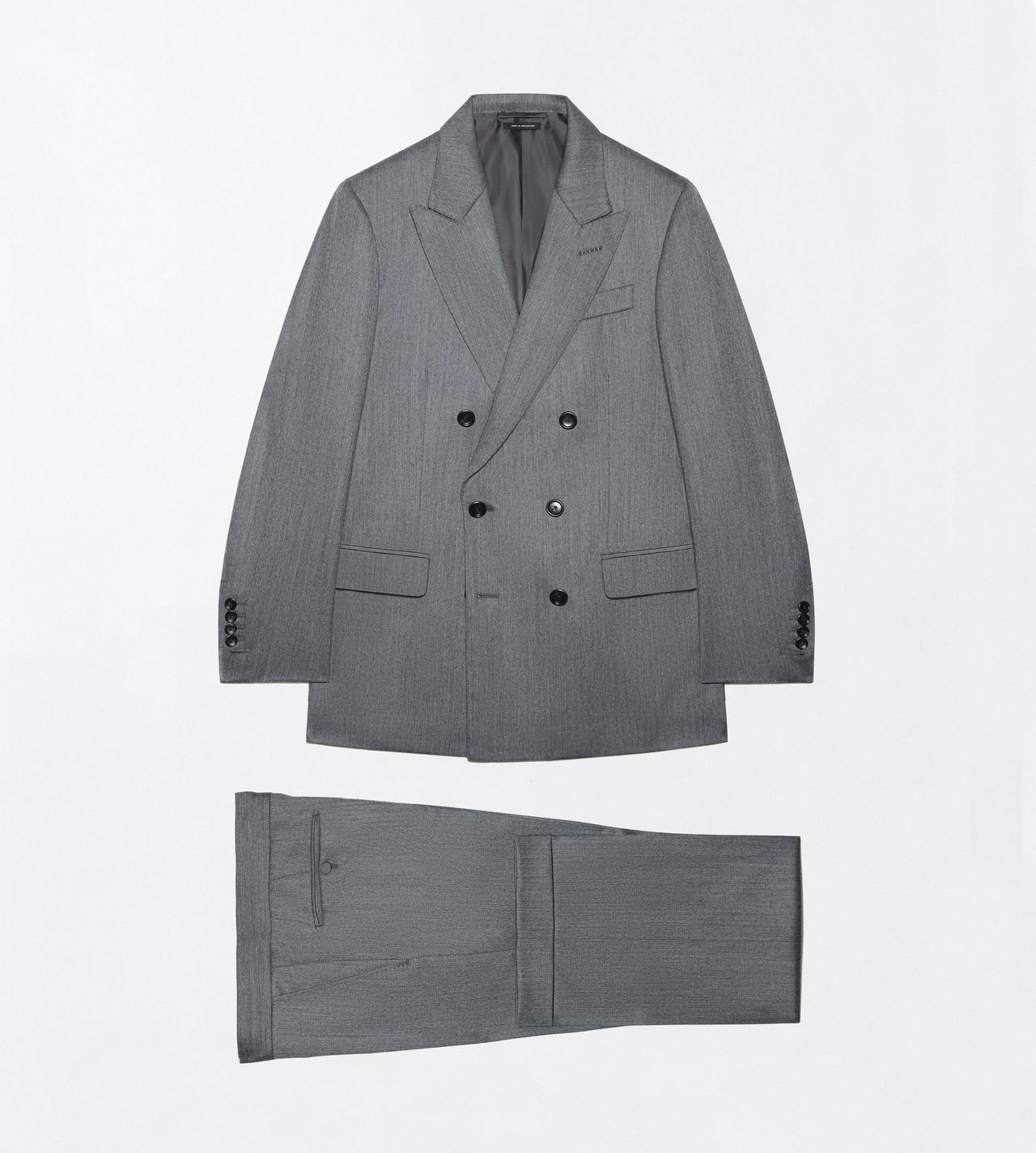 TOM FORD WOOL GREY COSTUME EN SERG&Eacute; MOULIN&Eacute;