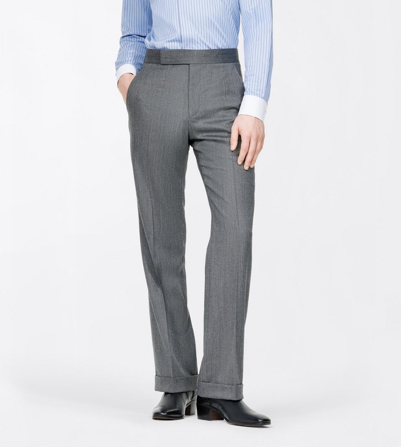 TOM FORD WOOL GREY COSTUME EN SERG&Eacute; MOULIN&Eacute;