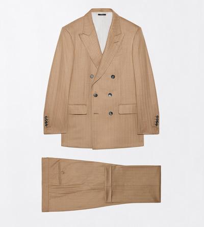 SAXONY HERRINGBONE STRIPE SUIT