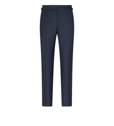 TOM FORD WOOL NAVY SHARKSKIN O'CONNOR SUIT