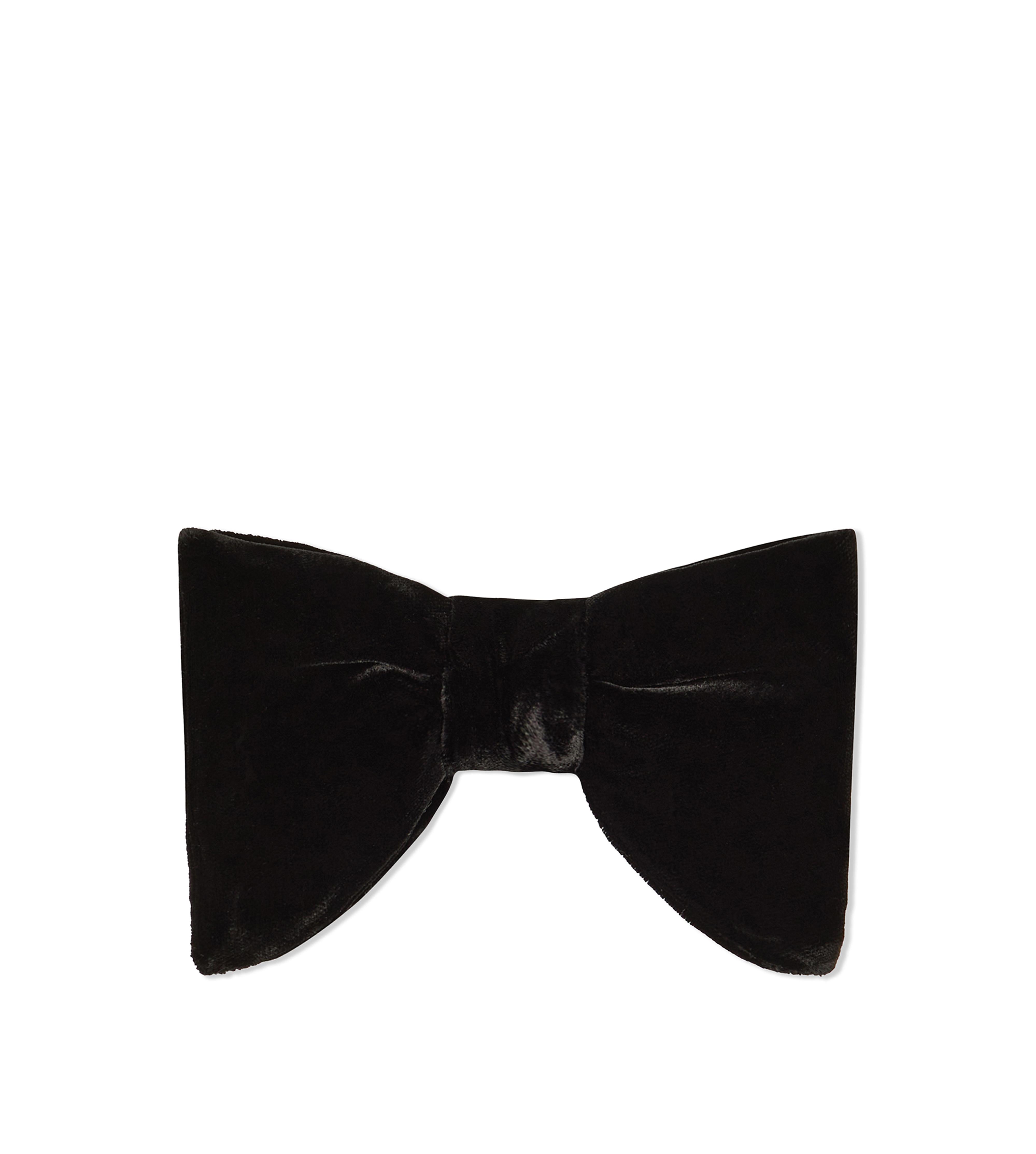 VELVET PRE-TIED BOW TIE