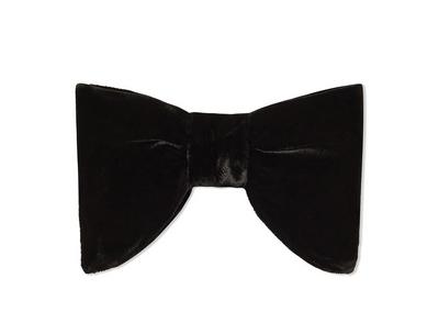VELVET PRE-TIED BOW TIE