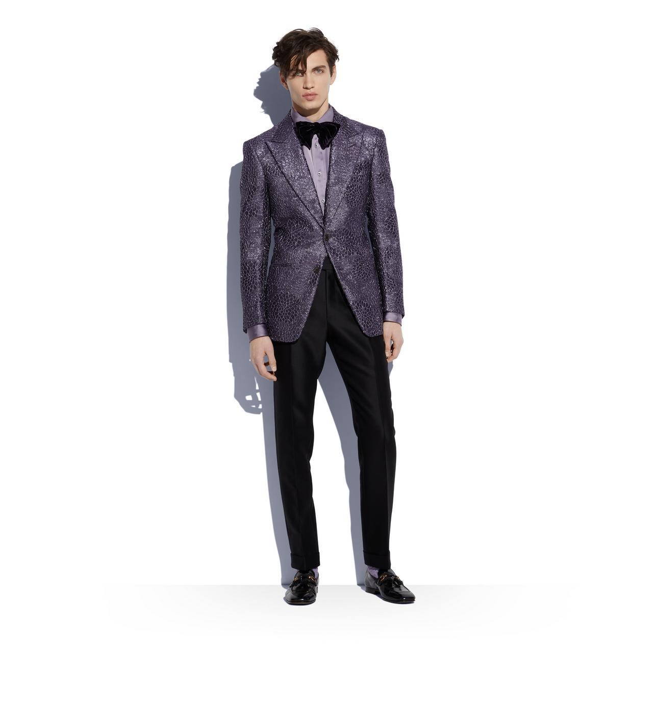 VELVET PRE-TIED BOW TIE image number 1