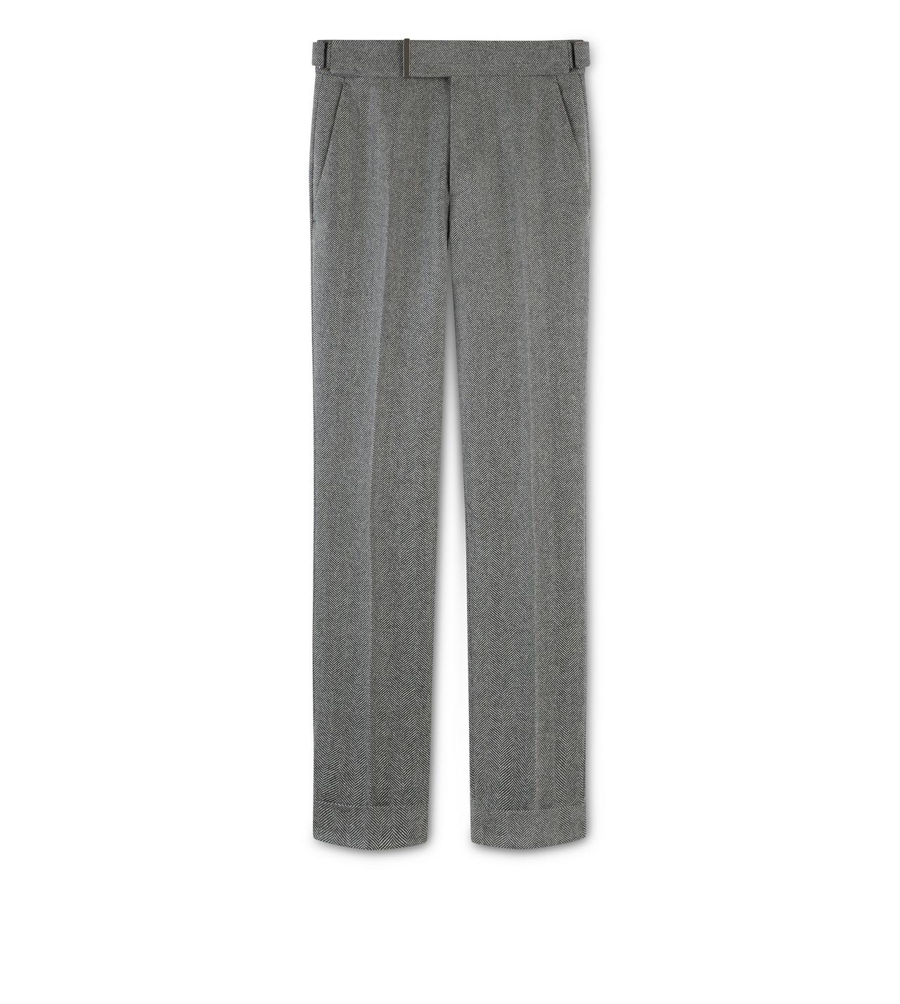 HERRINGBONE ATTICUS TROUSERS image number 0