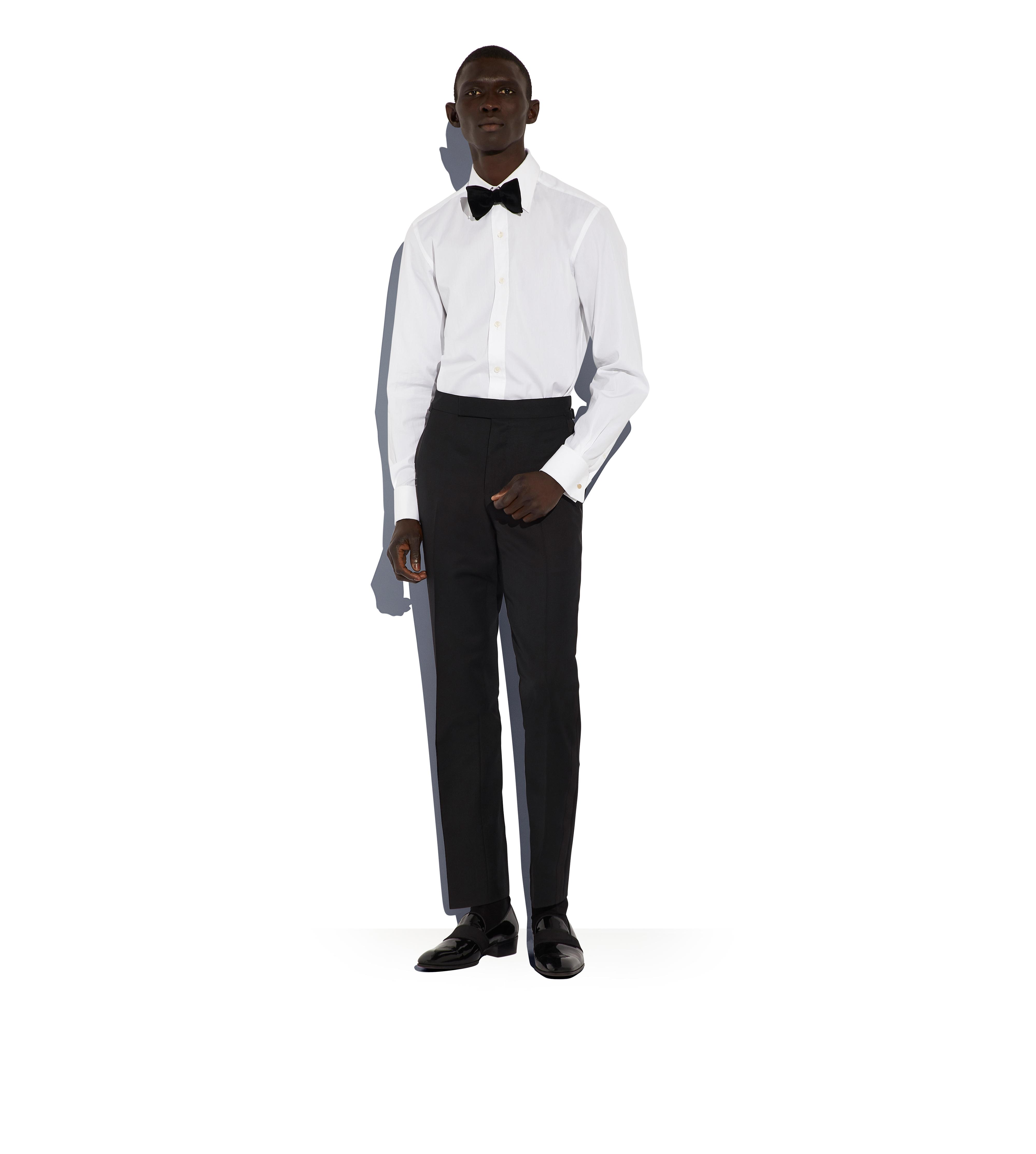 BLACK MOHAIR O'CONNOR EVENING TROUSERS