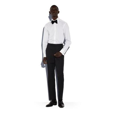 BLACK MOHAIR O'CONNOR EVENING TROUSERS | Tom Ford Fashion