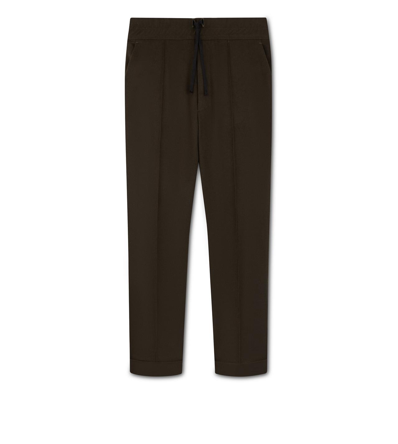CASHMERE TWILL ATTICUS TAILORED JOGGER image number 0