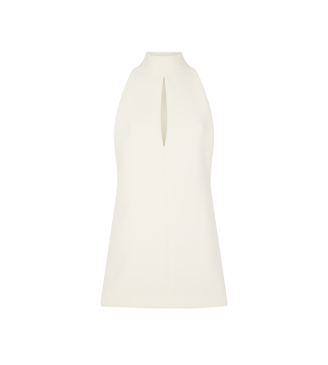 VISCOSE SABLE' HALTERNECK MINI COCKTAIL DRESS image number 0
