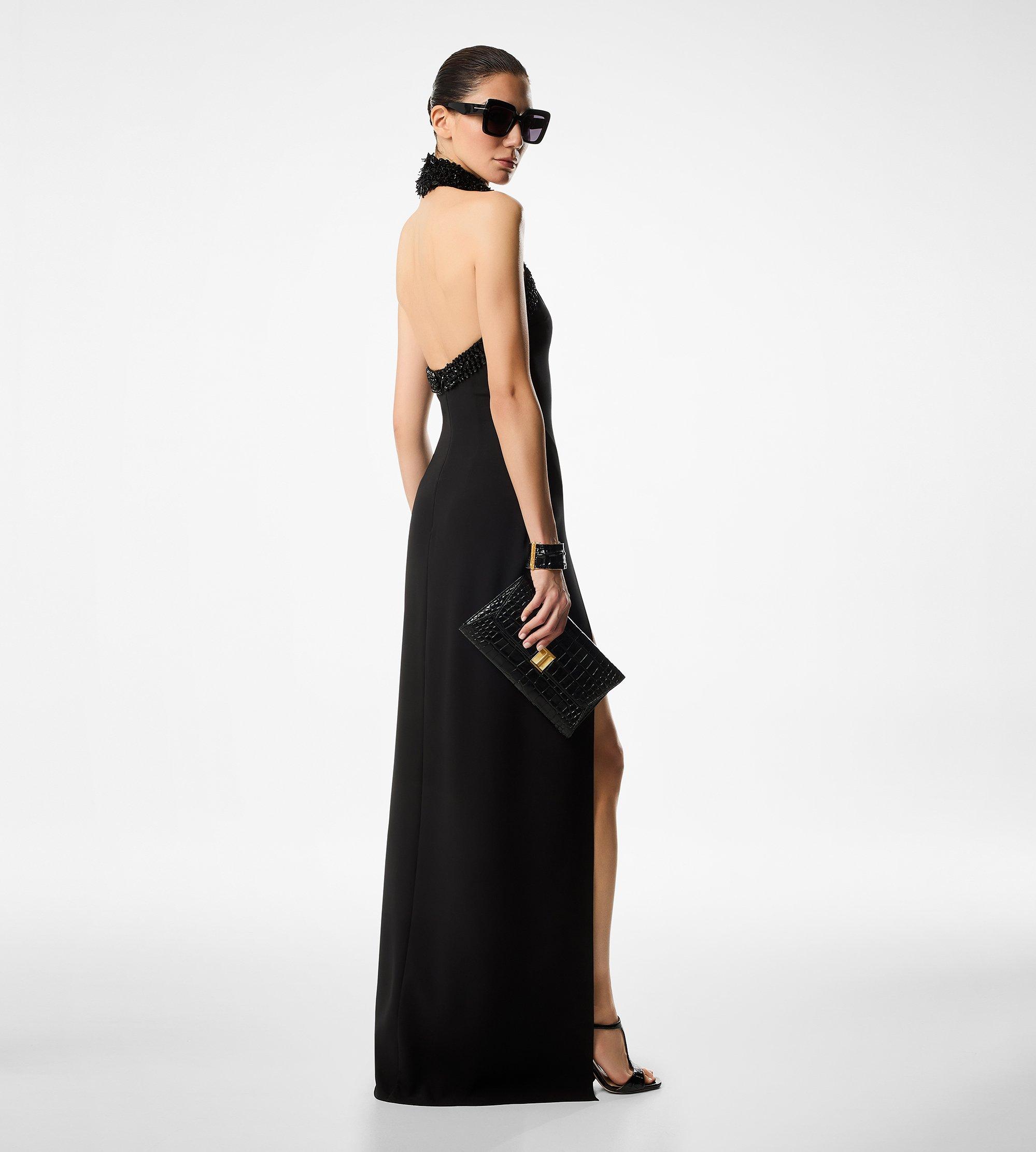 レビュー高評価商品 EMBROIDERED HALTERNECK Fashion Ford Tom | DRESS EVENING スーツ・フォーマル・ドレス