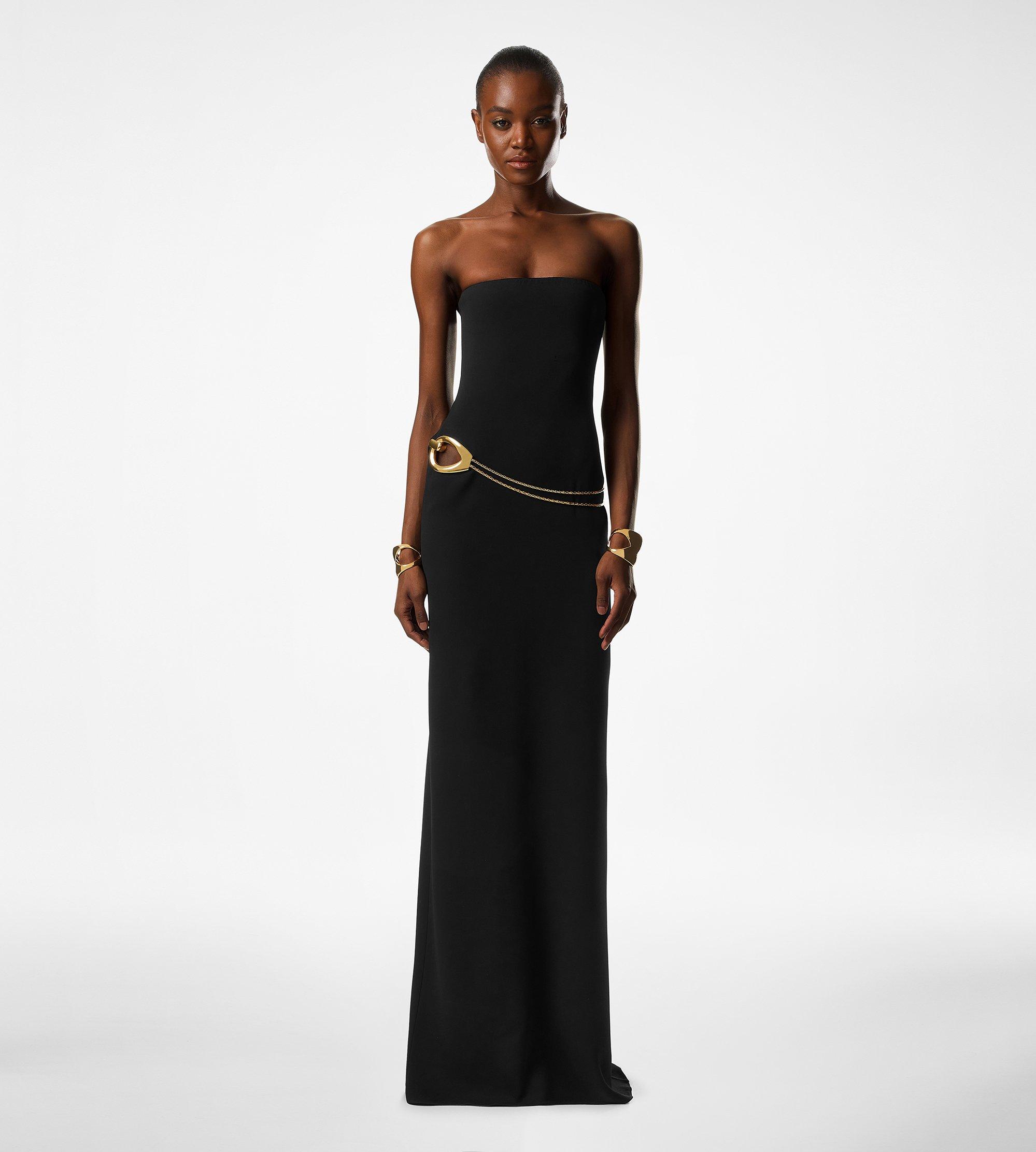 SABLE' STRAPLESS EVENING DRESS | Tom Ford Fashion