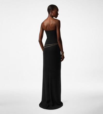 SABLE' STRAPLESS EVENING DRESS image number 3