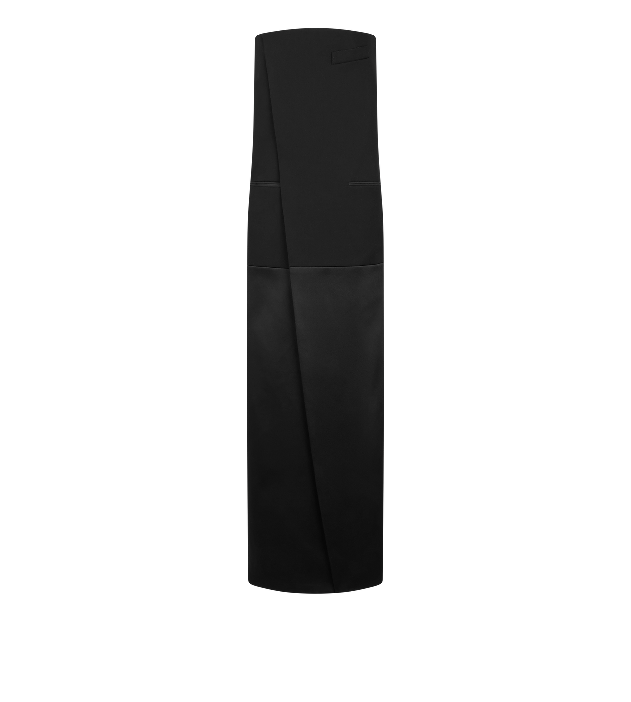 SHARP WOOL STRAPLESS EVENING DRESS image number 0