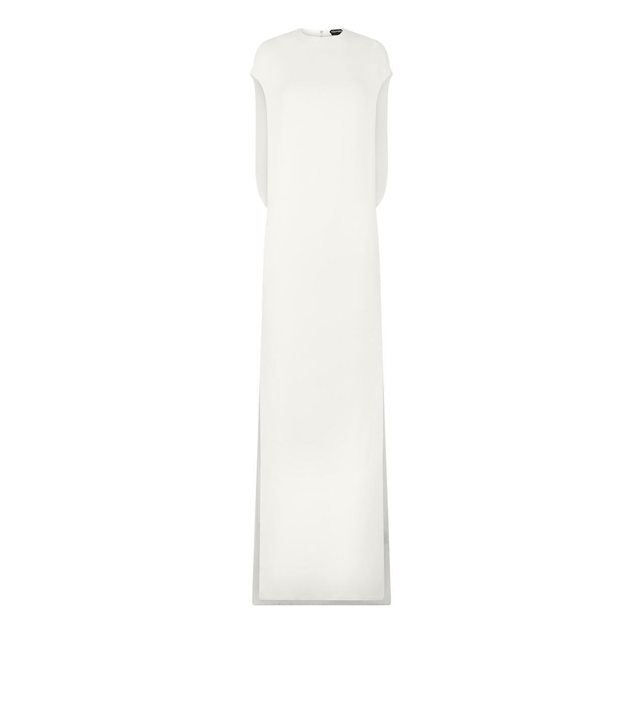 SILK DOUBLE GEORGETTE STRETCH EVENING DRESS image number 0