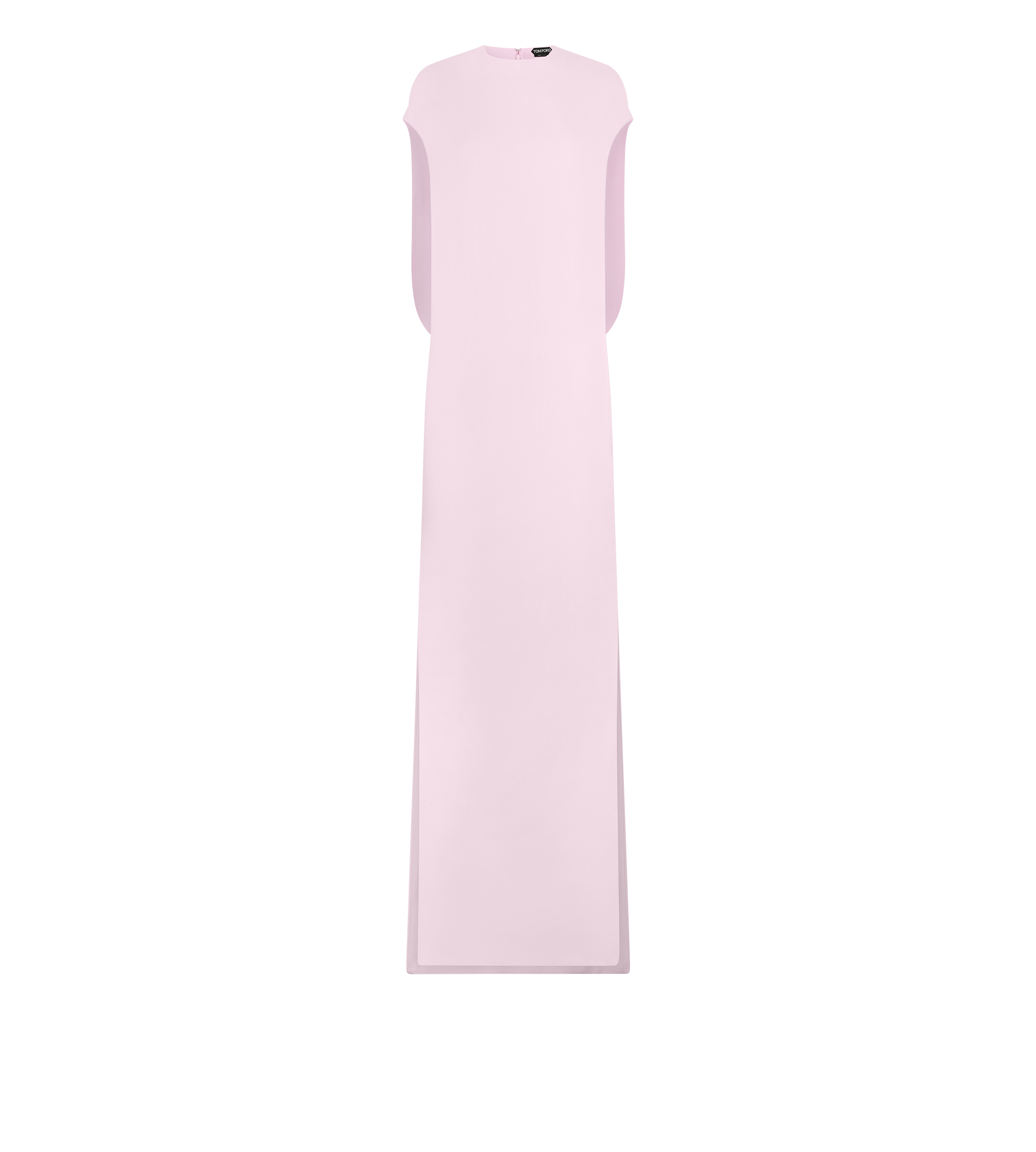 SILK DOUBLE GEORGETTE STRETCH EVENING DRESS