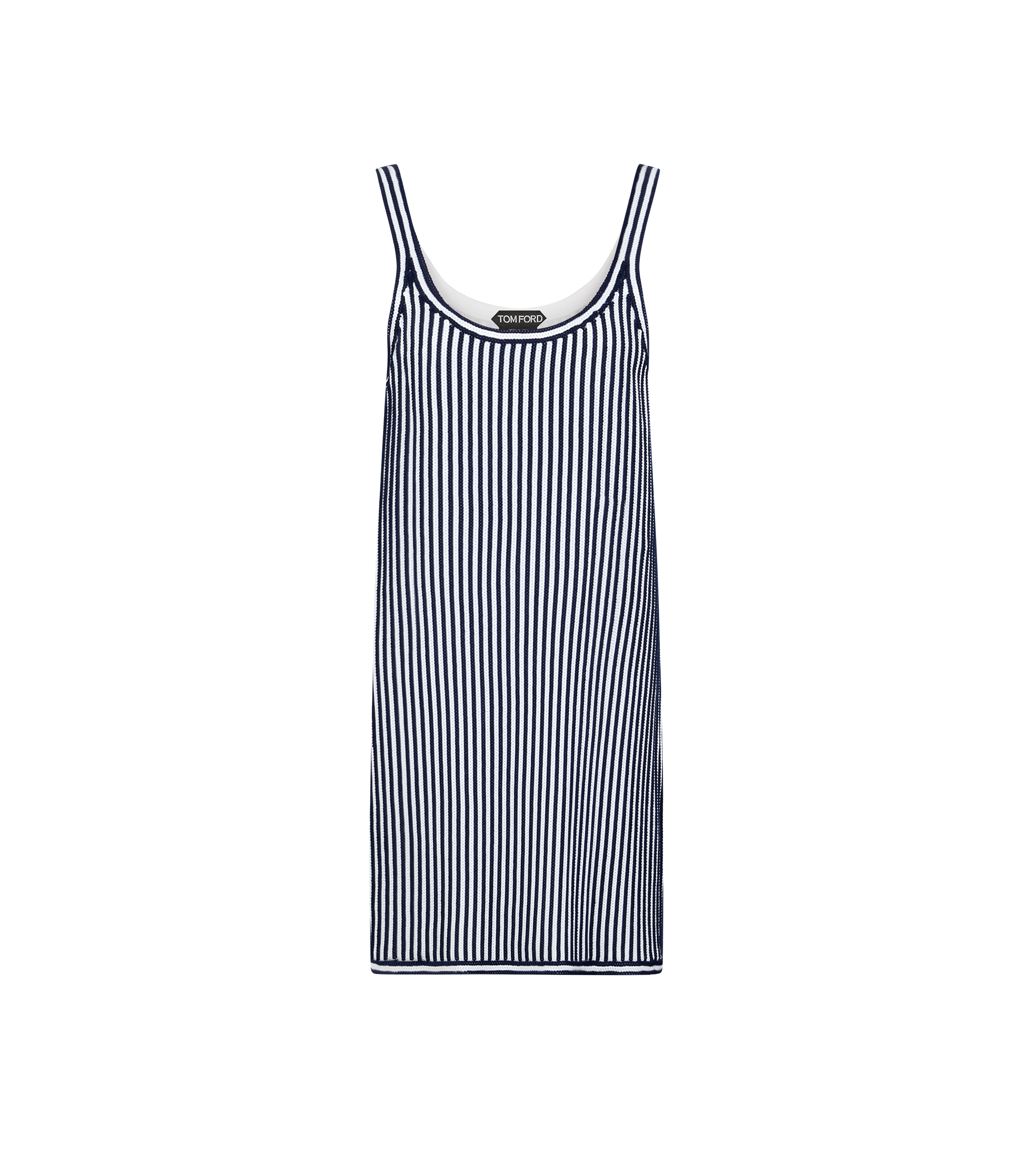 SEQUINS EMBROIDERY SILK TANK TOP COCKTAIL DRESS | TOM FORD Fashion
