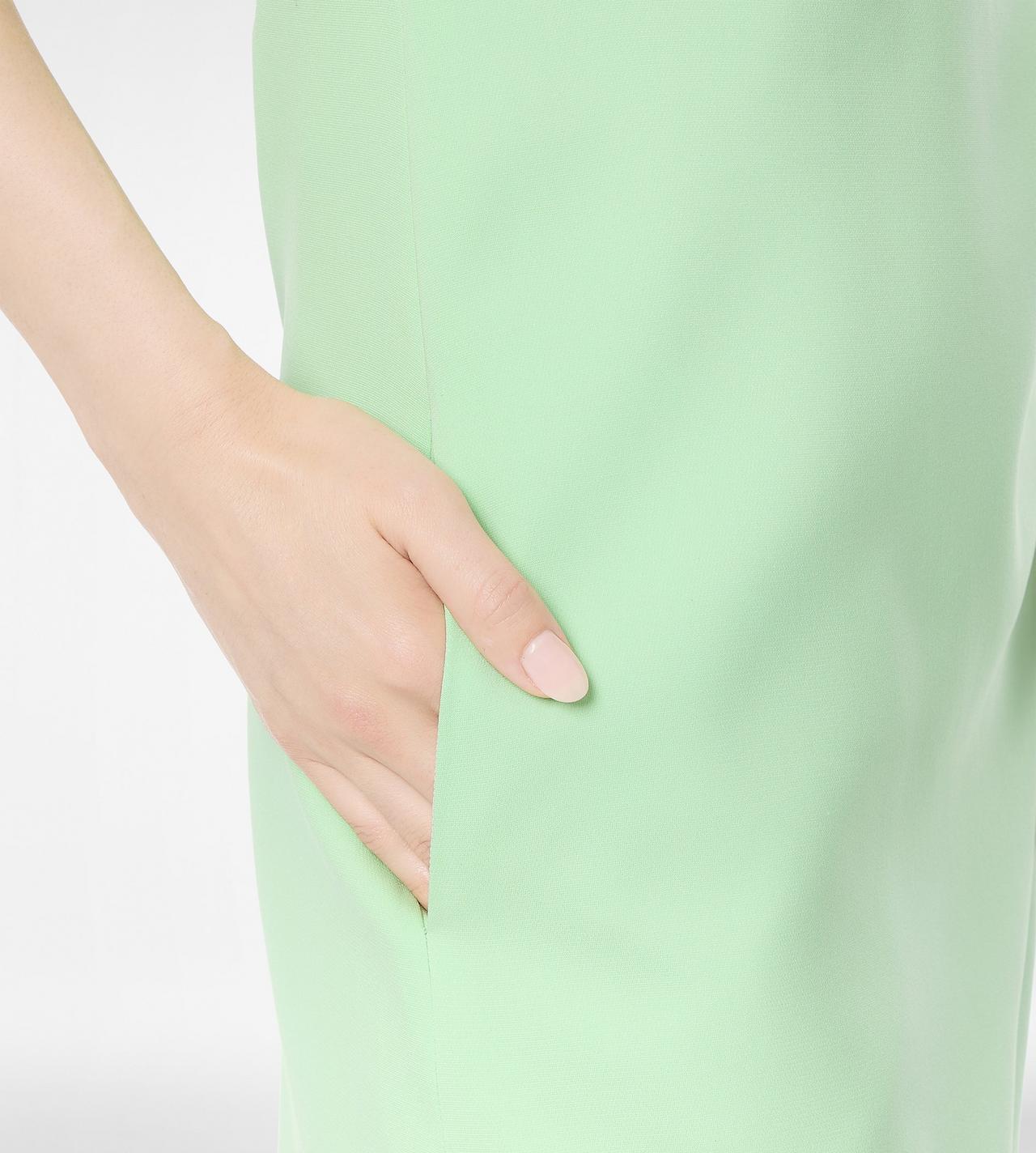 DOUBLE GEORGETTE STRETCH SILK ASYMMETRIC STRAPLESS COCKTAIL DRESS image number 1