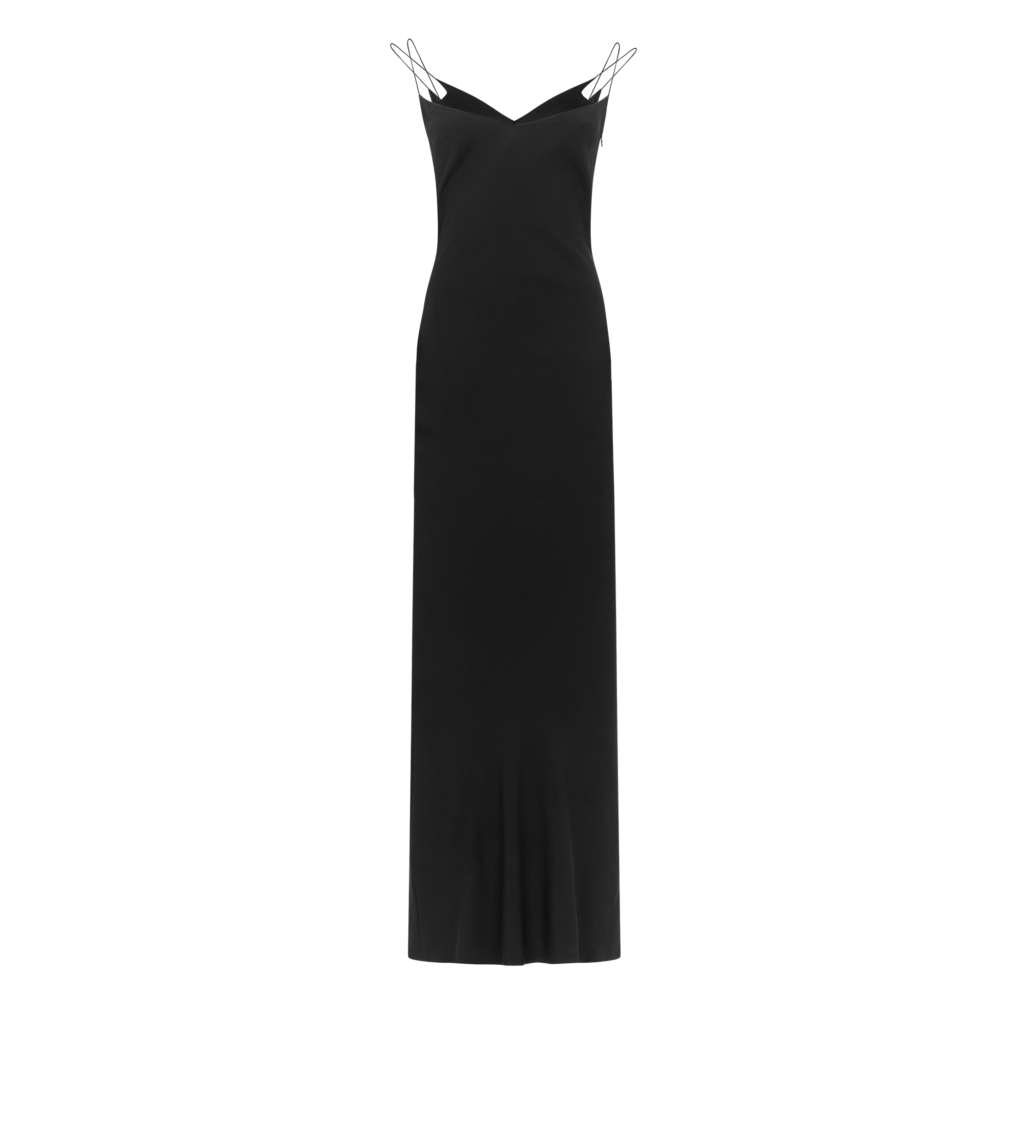 COCKTAIL SLIP DRESS WITH DOUBLE STRAPS
