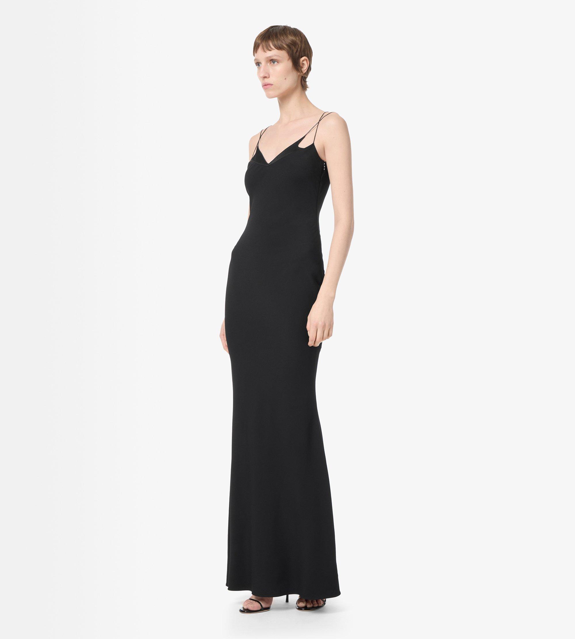 COCKTAIL SLIP DRESS WITH DOUBLE STRAPS