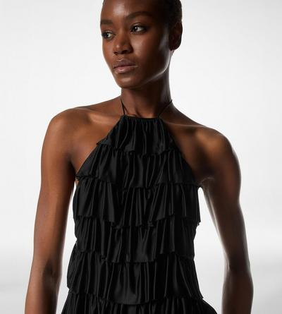 メーカー LUSTROUS JERSEY Fashion Ford Tom | DRESS COCKTAIL RUFFLED トレーナー/スウェット