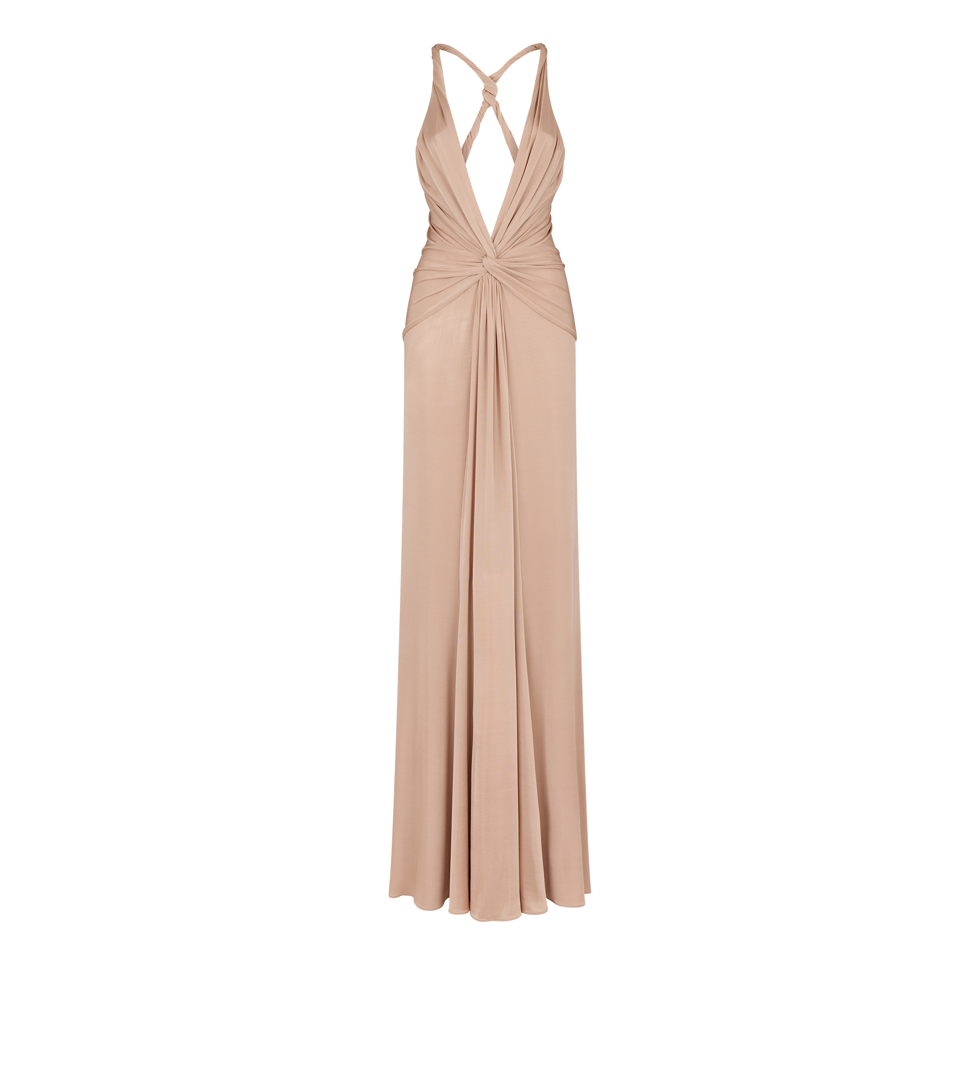TOM FORD Women's V-Neck Criss-Cross Evening Dress | Pink | Size 42