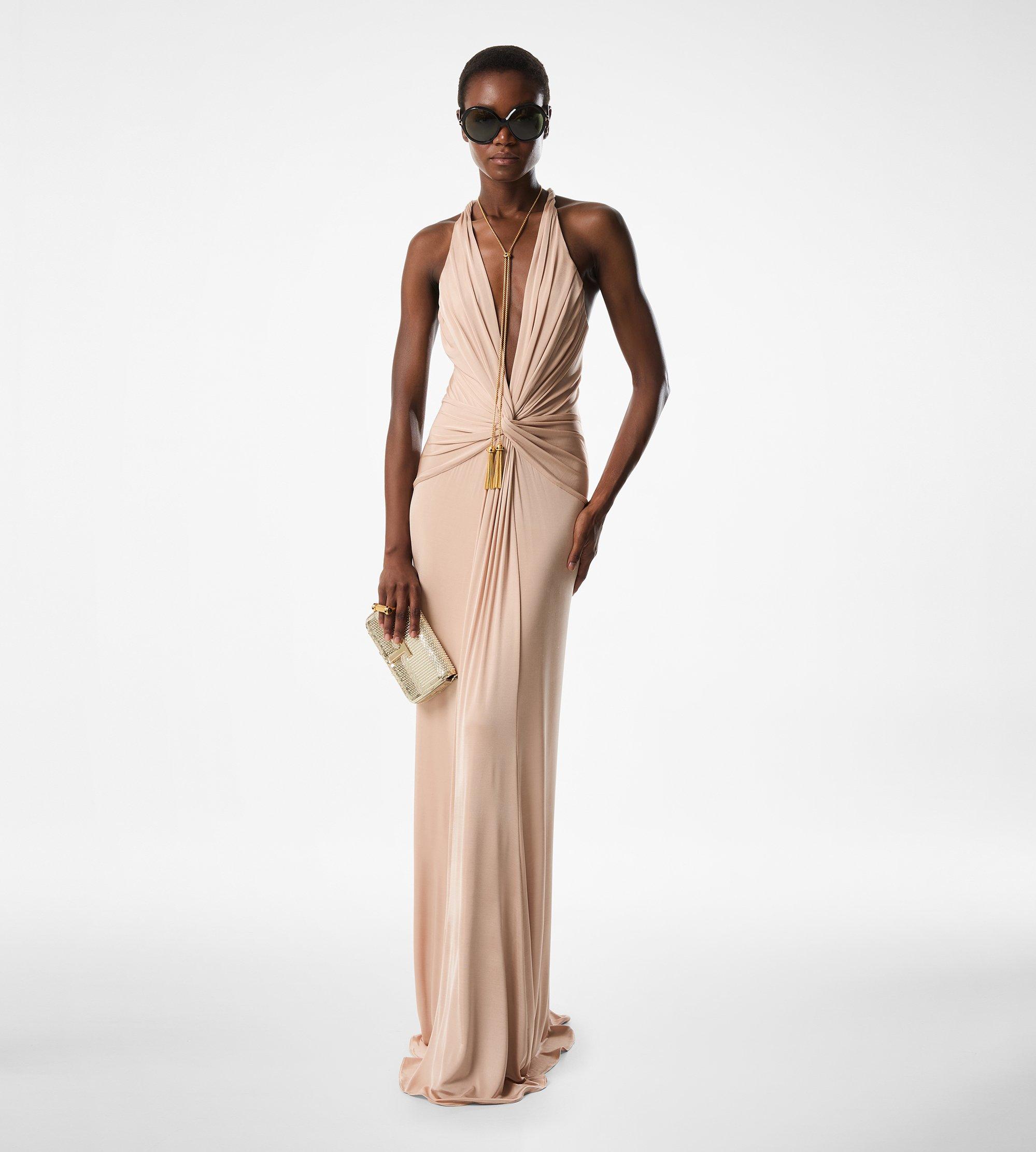 【新品】トムフォード　ドレス V-NECK CRISS-CROSS EVENING DRESS | TOM FORD Fashion