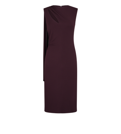 COCKTAIL DRESS WITH CUT OUT AND SCARF DETAIL image number 0