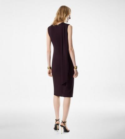 COCKTAIL DRESS WITH CUT OUT AND SCARF DETAIL image number 3