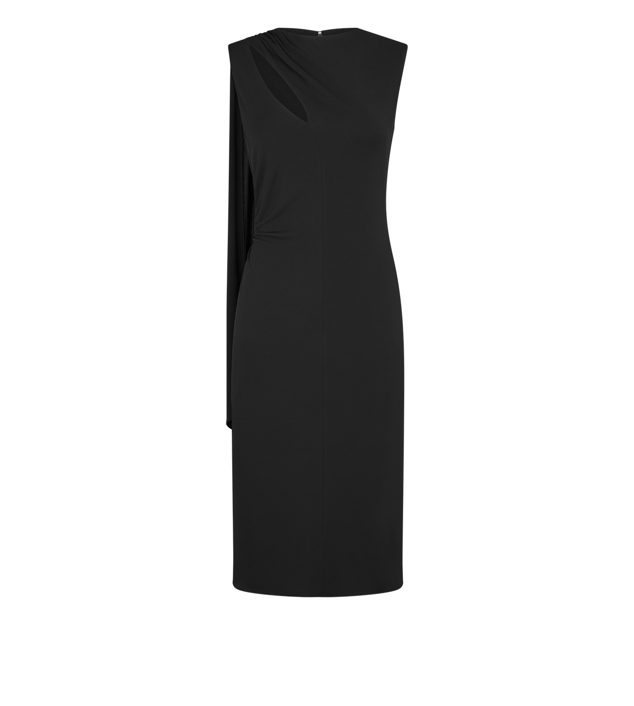 COCKTAIL DRESS WITH CUT OUT AND SCARF DETAIL image number 0