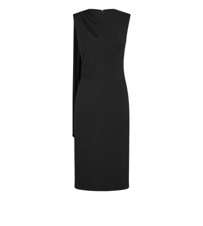 COCKTAIL DRESS WITH CUT OUT AND SCARF DETAIL image number 0