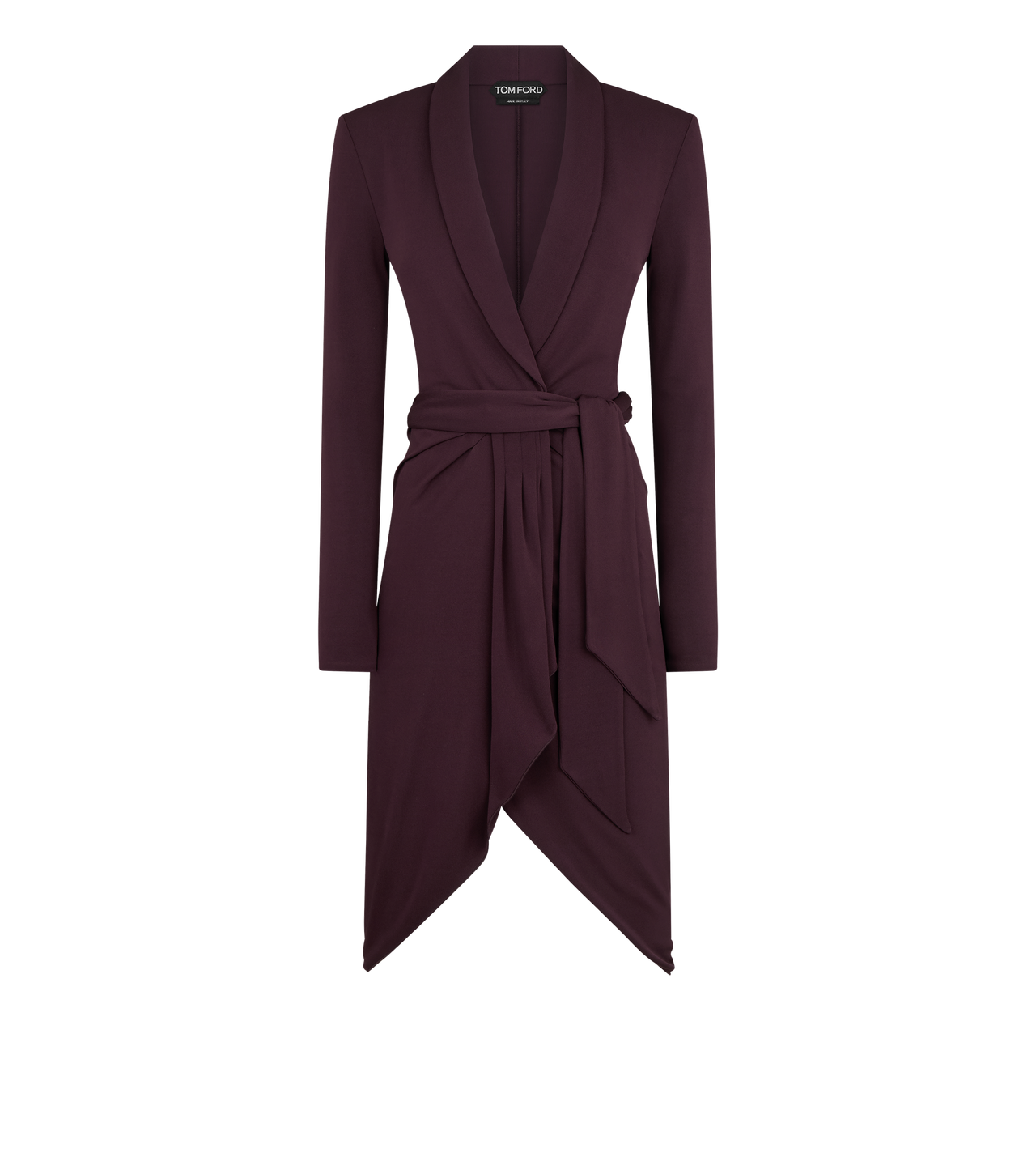 LONG SLEEVE WRAP DRESS image number 0