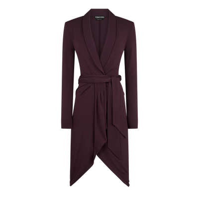 LONG SLEEVE WRAP DRESS