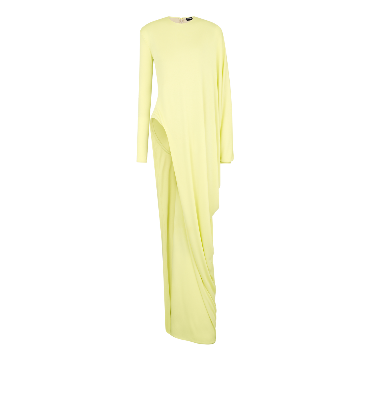 CREPE JERSEY LONG SLEEVE EVENING DRESS image number 0