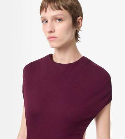 IMPOSSIBLE BACKLESS CAP SLEEVE EVENING DRESS WITH TRAIN image number 1