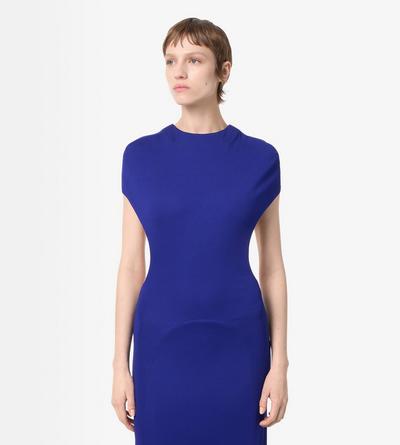 IMPOSSIBLE BACKLESS CAP SLEEVE EVENING DRESS WITH TRAIN image number 4