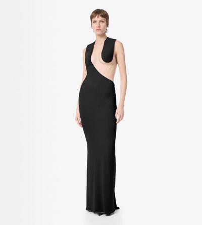 IMPOSSIBLE ASYMMETRIC BACKLESS EVENING DRESS image number 2
