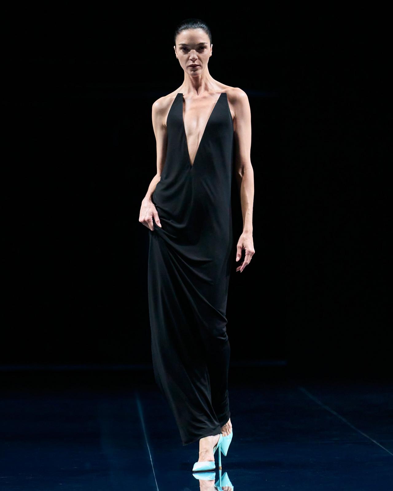 IMPOSSIBLE SUSPENDED EVENING DRESS image number 1